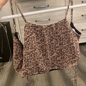 Cropped Tank Top (adjustable straps in back)